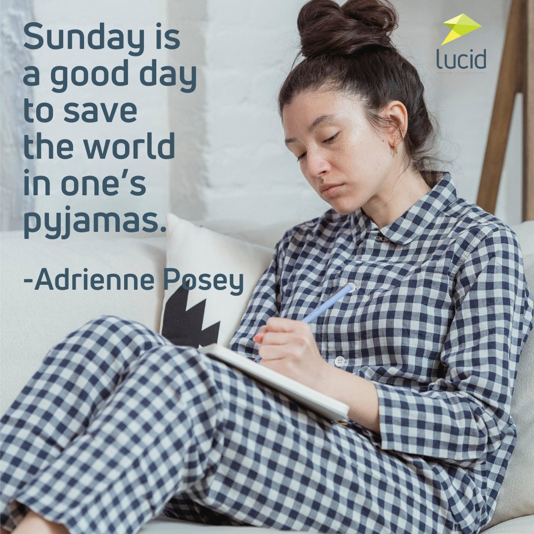 We couldn't agree more!

#LucidGroup #ManagedIT #Weekend #Sunday #Relax