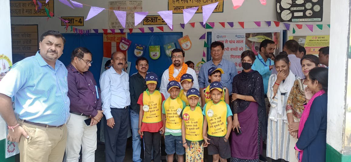SARD_1996's tweet photo. Mr. Indrajeet Chaudhuri, Country Representative of Project Concern International along with Mr. Jitender Awale, Dr. Sudipta Mondal, Dr. Parveen Gautam, District Immunisation Officer Meerut, Mr, YatenderProgramme Manager PCI visited Polio site in Sard PCI Core area https://t.co/ynZS8COFOk