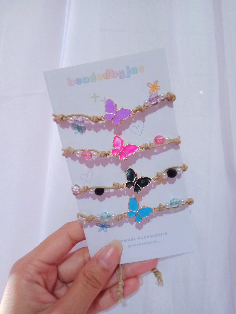 beadsbyjae_'s tweet photo. �� wts | lfb | ph ꒱ — 🛒; #bdbjae_sells

𐐪 Nabi Bracelet ɞ
     ╰65php each

Available in 4 different colors!
   ⭒ pink,  purple, blue and black

Limited stock! 5pcs per color only 🤗

🗒️: read carrd before transacting! https://t.co/dIt4LSEoKB