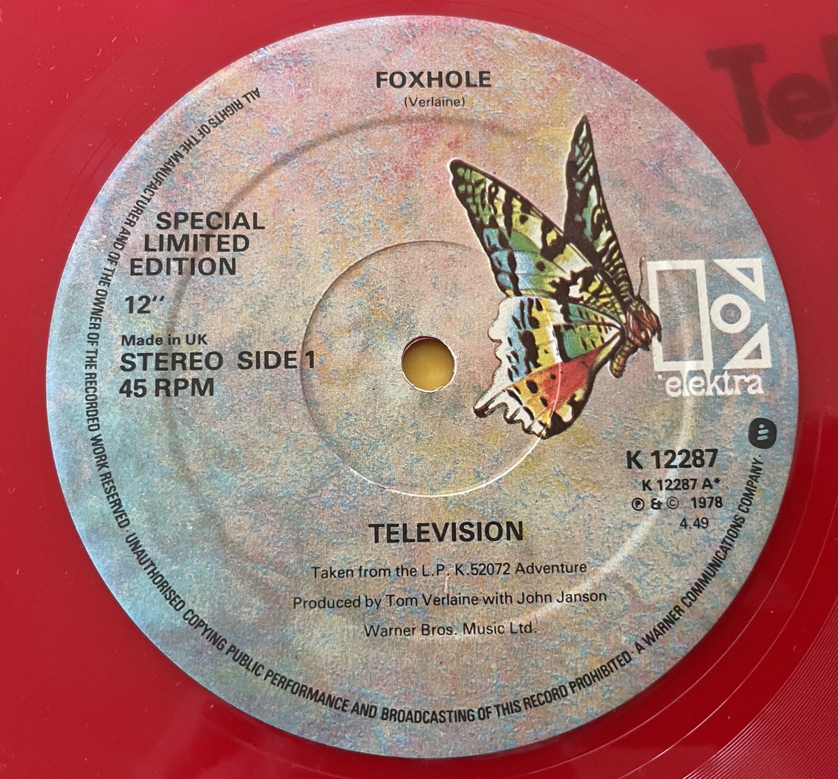 TV/1978

Foxhole

youtu.be/NXfzcUXSKbw

⁦@RichardLloyd206⁩ ⁦@elektrarecords⁩ ⁦@Rhino_Records⁩