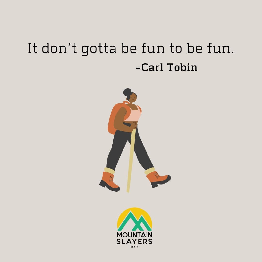 Mountainslayers's tweet photo. Weekend hikes are a reminder that sometimes the most beautiful things are right in our own backyard. 🥾🌳
Have yourselves a great rest of the weekend ahead, Mountain Slayers Kenya! ⛰😊
#quotes #weekendiscalling #hikingquotes #hikingculture #hikinglife #mountainslayerskenya #MSK https://t.co/lqs3s9f4v6
