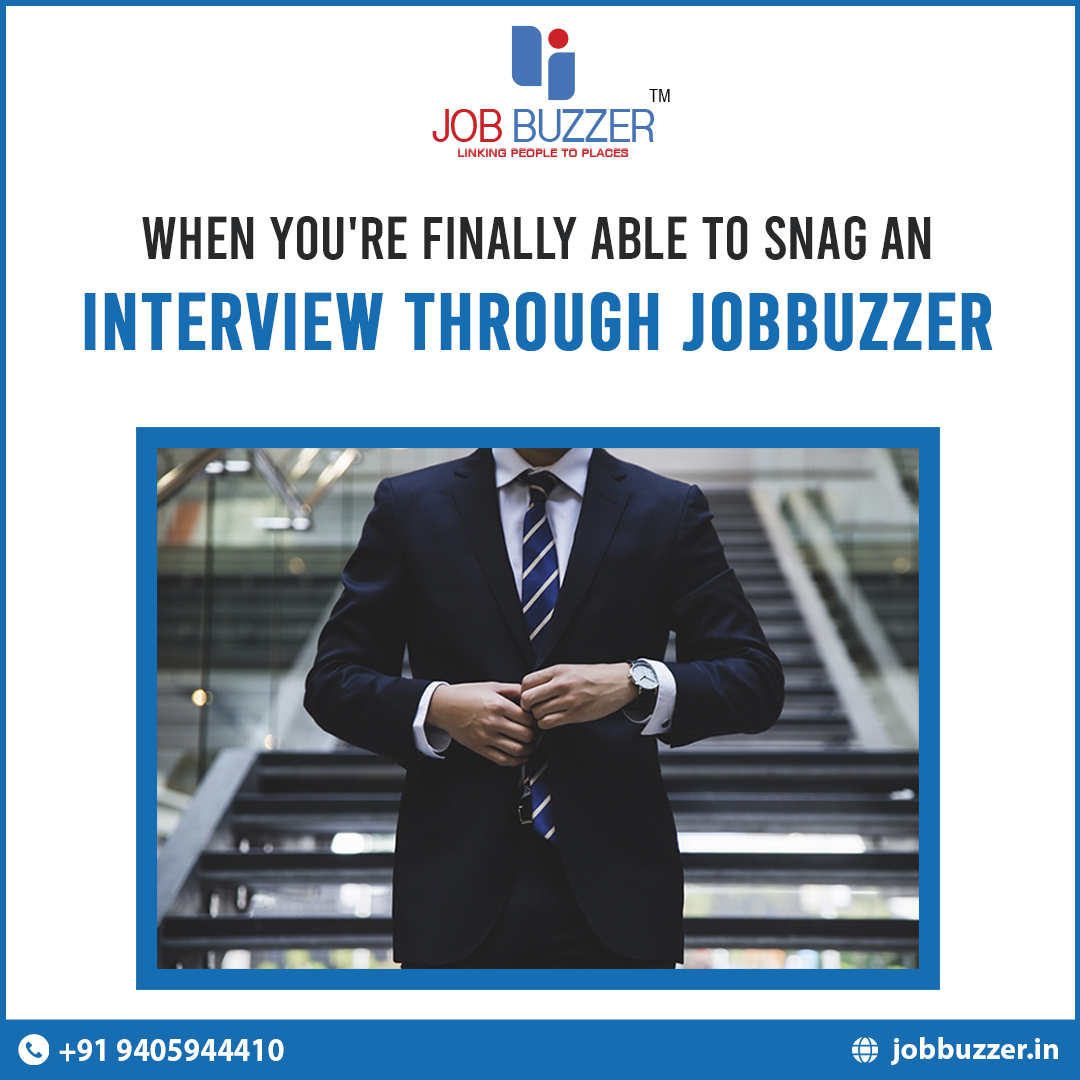 When JobBuzzer helps you land that dream job interview: Victory Baby is all of us!

🌍 jobbuzzer.in
📲 9405944410
✉ info@jobbuzzer.in

#JobBuzzer #jobsearchsuccess #interviewopportunity #careeropportunities #jobinterviewprep #jobinterviewtips #jobsearchtips