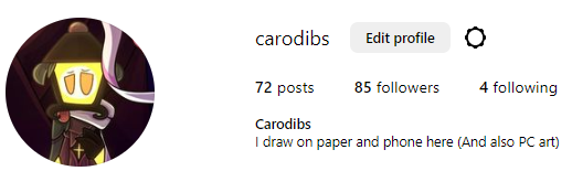 Carodibs's tweet photo. In case I got sussed out here, here are my other social media for good measure:

Also, my Discord user is Carodibs#1520 (and also returning to DeviantArt because I need something to promote any future projects to a wider audience-) https://t.co/1DJxXVQvAs