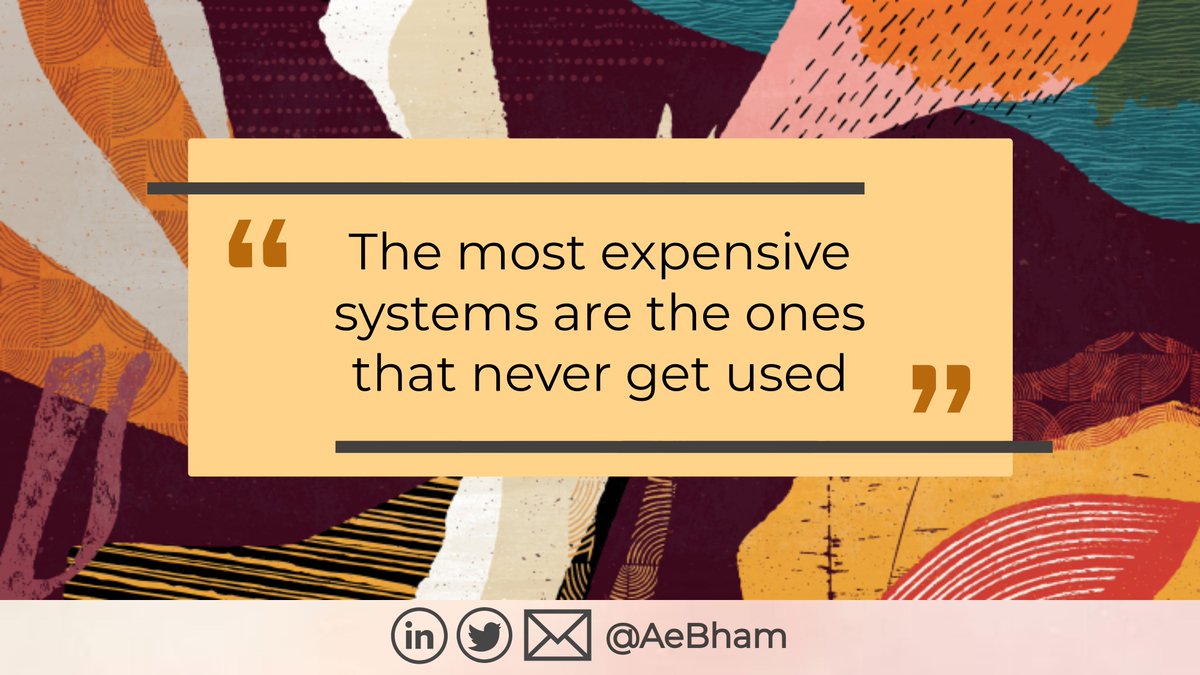 AeBham's tweet photo. If a system is not used, it is a waste of money and resources. By following the Adoption Requirements, organizations can increase the chances of successful system implementation and use.

#projectManager #ERP #migration #transformation #consulting #leadership #success #gyaan https://t.co/2ohtRNO57a