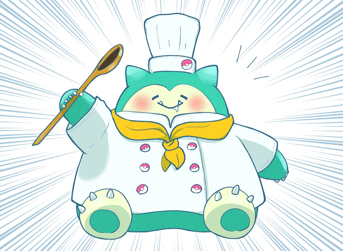 hat no humans pokemon (creature) solo blush fangs chef  illustration images