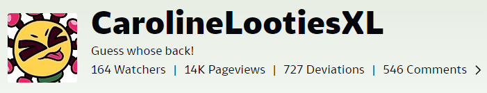 Carodibs's tweet photo. In case I got sussed out here, here are my other social media for good measure:

Also, my Discord user is Carodibs#1520 (and also returning to DeviantArt because I need something to promote any future projects to a wider audience-) https://t.co/1DJxXVQvAs