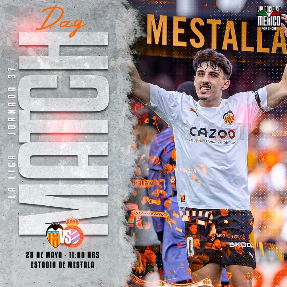 #BD #MatchDay LA FINAL #ValenciaRCDEspanyol ¡VAMOS BANDA! #AMUNT #LimGoHome #corrupcionenlafederacion