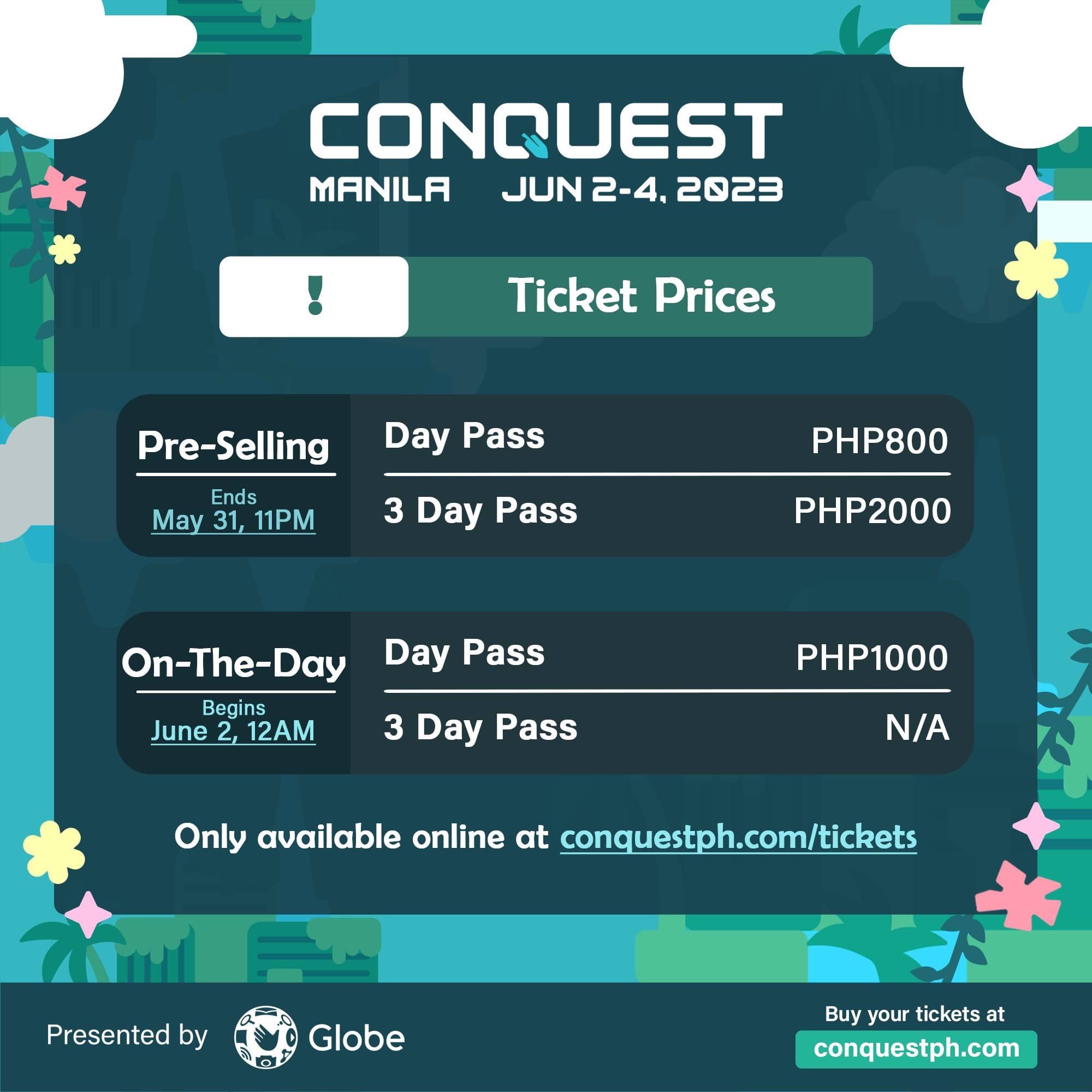CONQuest Festival 2023 ☁️ on Twitter: "🎙️ Purchase your tickets by May