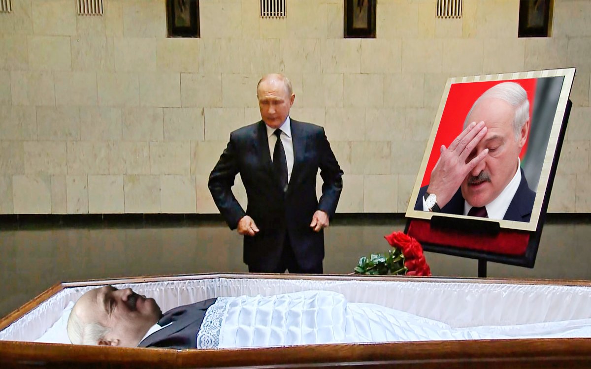 BREAKING: Putin pays tribute to Lukashenko who died tomorrow