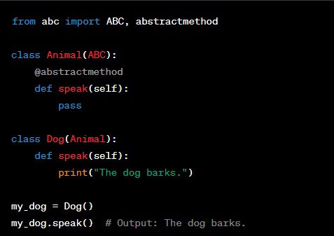 TrendOnTrack's tweet photo. 13/50 🔀 Class Methods vs. Instance Methods 🔀

Class methods are bound to the class, while instance methods are bound to instances.
Use the '@classmethod' decorator to define class methods. 🧑‍🏫🧍‍♂️ #PythonClassMethods #MethodTypes https://t.co/0skhGdbZ4s