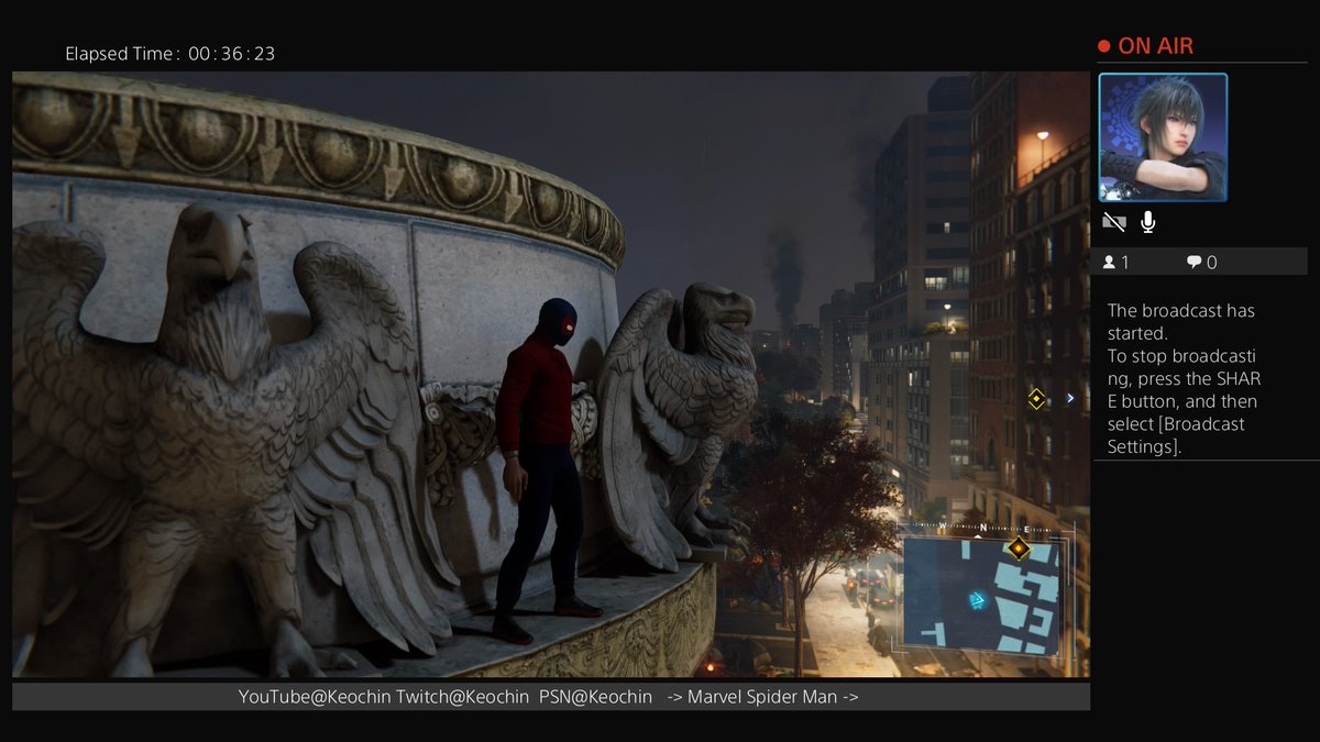 #PS4share #Spiderman #Marvel #Spiderman2 Vibing, A Night in New York City
