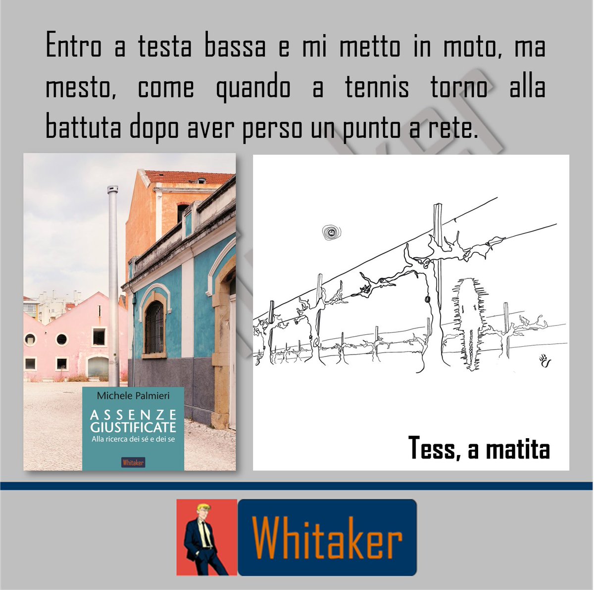 amazon.it/.../B08PQ3QT4Z…...
amazon.it/.../B08PQ3QT4Z…...
palmierimichele.it/libri/
#whitakeracademy #whitaker #whitaker_team #michelepalmieri #conlaportaaperta #assenze_giustificate #storytelling #capua #racconti #raccolteracconti #amazon #kindle #kindleunlimited #libri #libro #book