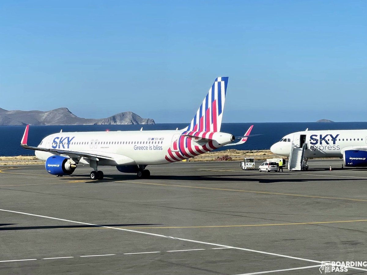 1/ 📰 PE SCURT: SKY express Airlines (Grecia) a operat sâmbătă, 27 mai 2023, primul charter din acest sezon spre #România.

Compania elenă va zbura în această vară din Heraklion spre aeroporturile din #București, #ClujNapoca, #Iași, #Sibiu și #TârguMureș.