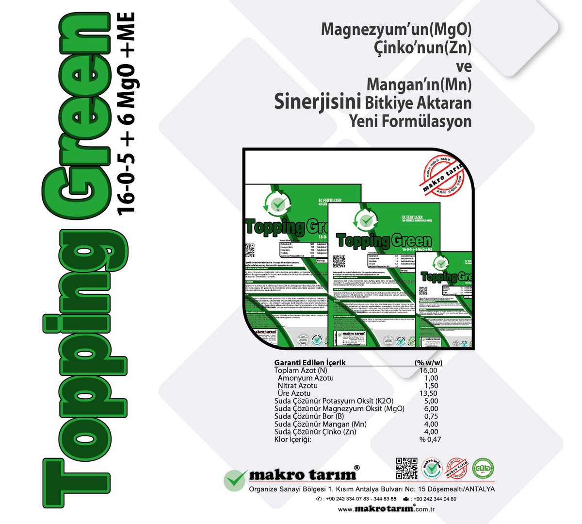Harun2407's tweet image. #Azot Bitki Beslemede Eksik Olmasın . Sorun Varsa ; Çözüm : @makrotarim #makrotarim #BitkiBeslemeUzmanı #Azodoor #RapidN32 #ToppingGreen