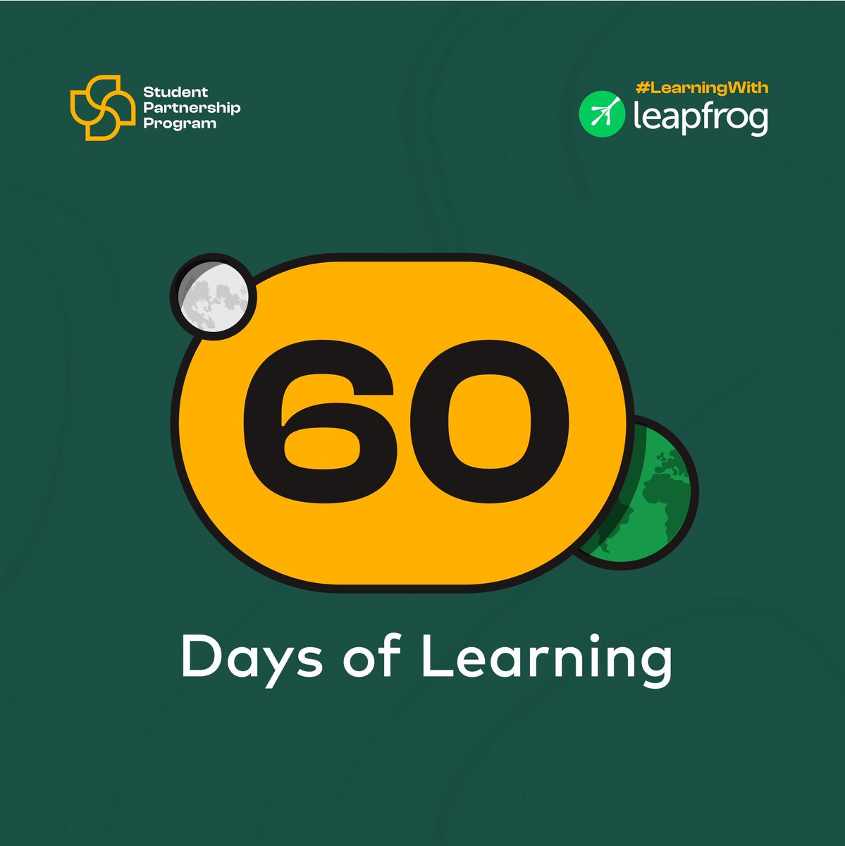 I'm publicly committing to the #60DaysOfLearningWithLeapfrog challenge starting June 1. I'll be learning something every day and I will tweet what I learned on that day. #60DaysOfLearning #LearningWithLeapfrog @lftechnology