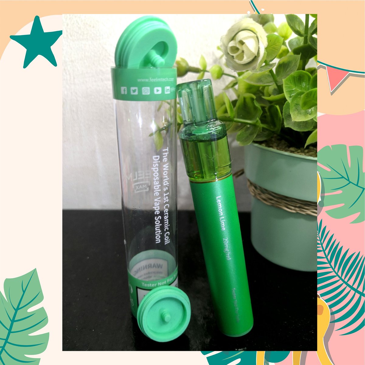 1270_896's tweet photo. Beautiful green, small compact size, lightweight, smooth sensation vaping, attractive look. Agree?
That's my Lemon Lime flavor FeelM Max, relaxing feel after every puff.

Thanks to @feelmtech

#feelm #feelmtech #feelmmax
#closesystempod
#theultimatesensation
#ceramiccoilpod https://t.co/1mK8hQ5iFo
