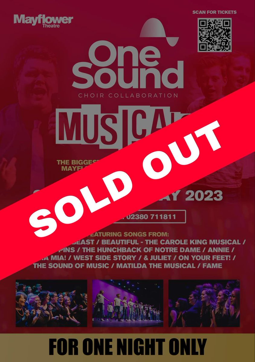 Today's the day!! After 3 years - #OneSound is back! And back at the legendary <a href="/mayflower/">Mayflower</a> too! So excited to be back on their stage with <a href="/LoveSoulChoir/">Love Soul Choir</a> today. And yes...that is my mug on the show poster 😬