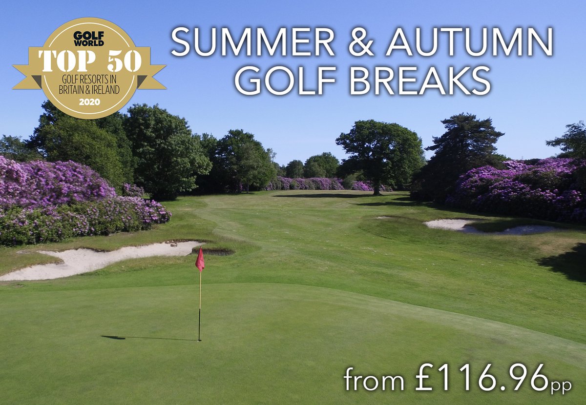 ⛳ GOLF BREAKS from £116.96pp - SUMMER &amp; AUTUMN
Package includes Dinner, Bed &amp; Breakfast and FREE Golf! - mailchi.mp/9c6e45918a8f/g…