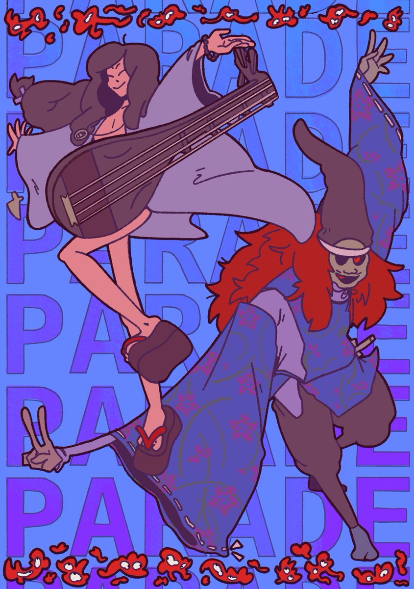 Here's an alternative cover for the zine PARADE!