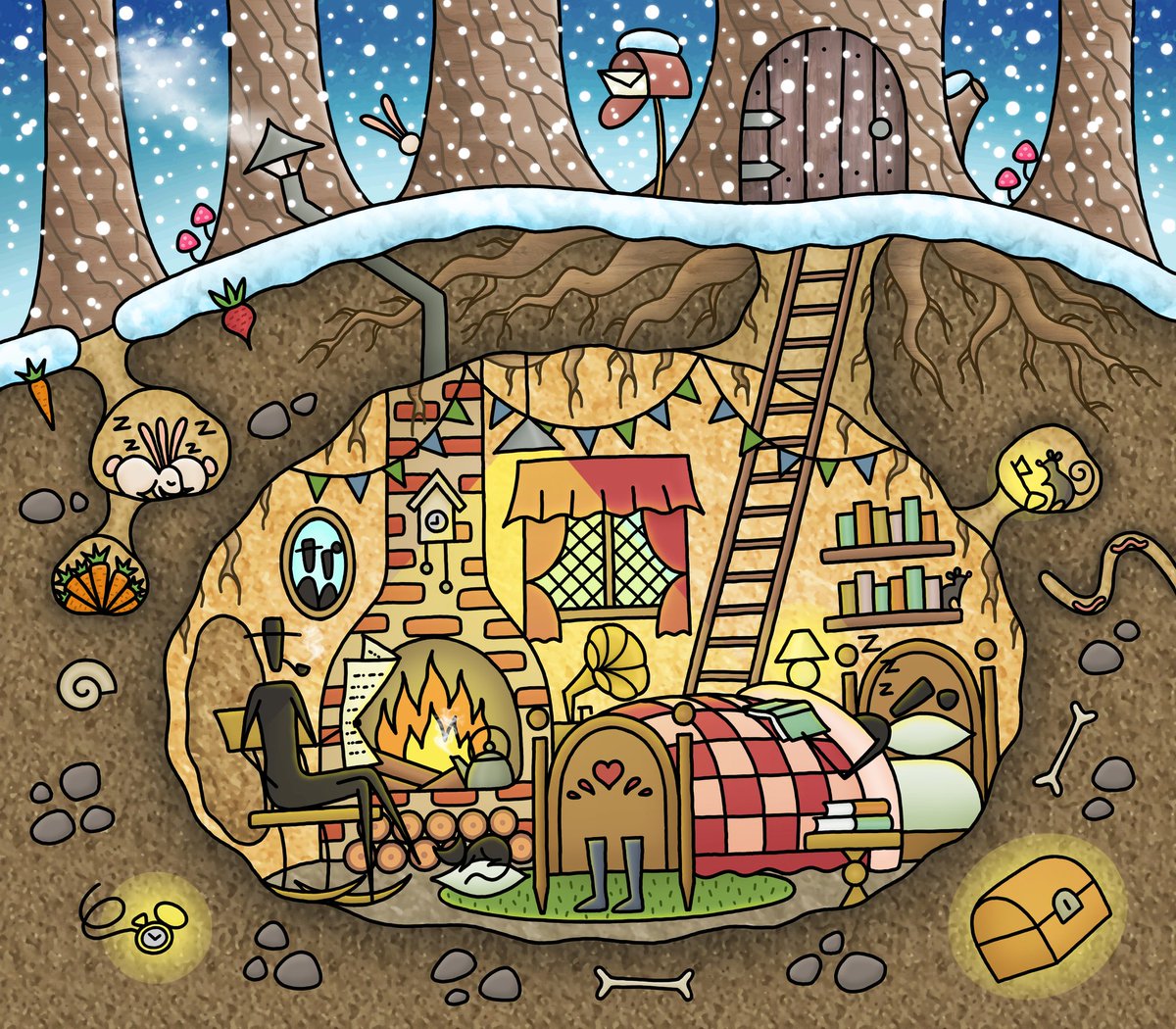 GM dear fam ☕☀️💛

🔴New drop🔴

Moment 9: "Snowy Dream"
from "Neverland Moments" collection ❄🌳🐇📖🗝✉

Available now on FND 
Reserve: 0.15 $ETH

Link &amp; process 👇