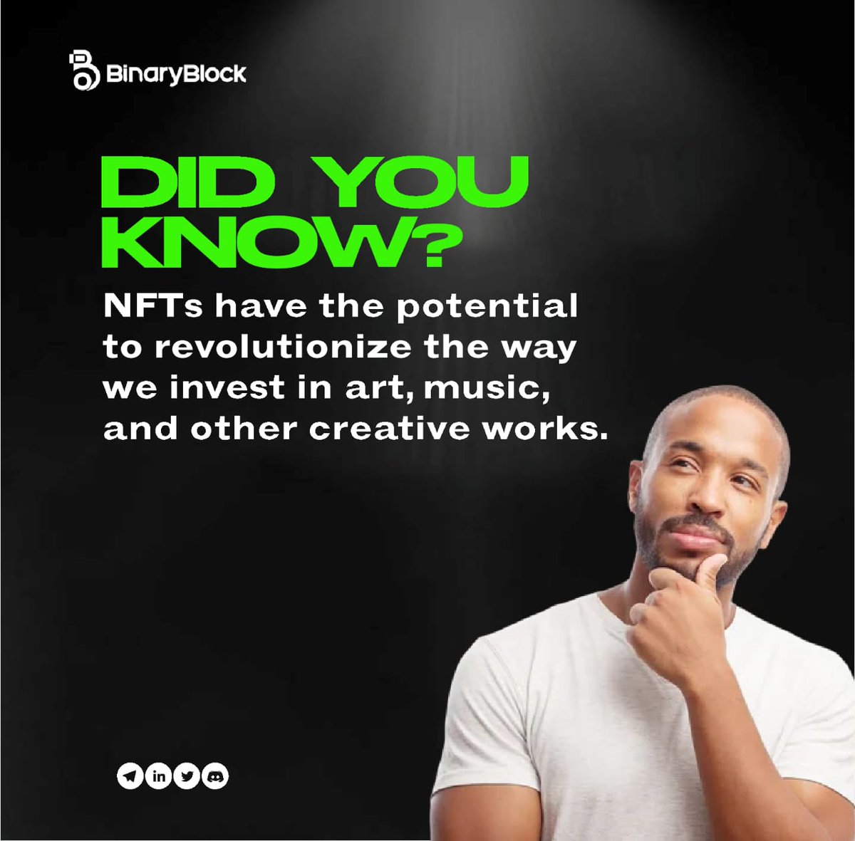 TheBinaryVault's tweet photo. Did you know that some NFTs have sold for millions of dollars? While those are extremecases, NFTs can provide a new way for investors to profit off of unique assets. Learn moreabout NFT investing with BinaryBlock. #NFTinvesting #uniqueassets #BinaryBlock https://t.co/N1qRaiVJBn