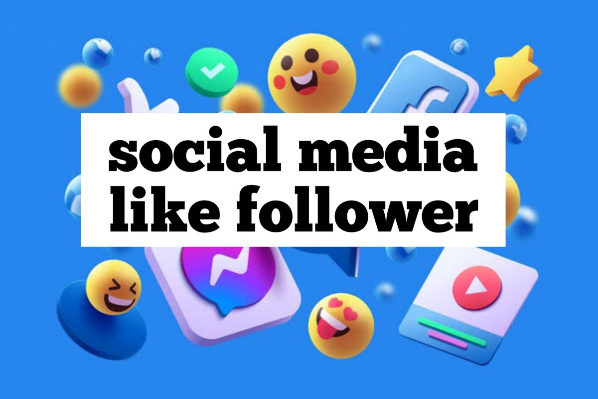 I'm a Personal Digital Maketer
Social Media like follower
#SocialMediaManagement #socialmediamarketing #DigitalMarketing