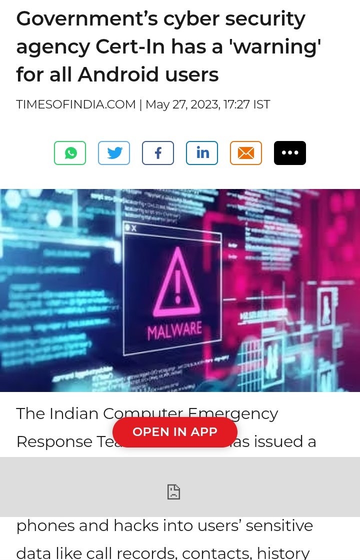 cyberoctopus1's tweet photo. Beware of " Daam " Virus.

#daamvirus #cyberawareness #i4c #CyberSecurityAwareness #cyberoctopus #androidsecurity https://t.co/Jis3j5EVZT