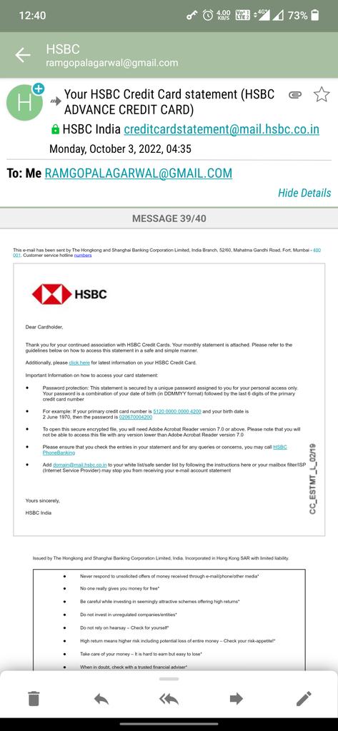 #CategoricallyRaiseComplaint for being #Spammed by @HSBC_IN despite having #NoAccount #relationship with @HSBC_IN 
#HorribleExperienceIndeed #NoWay to #STOP @HSBC_IN #STOPSPAM
#TakeAction @RBI @nsitharaman