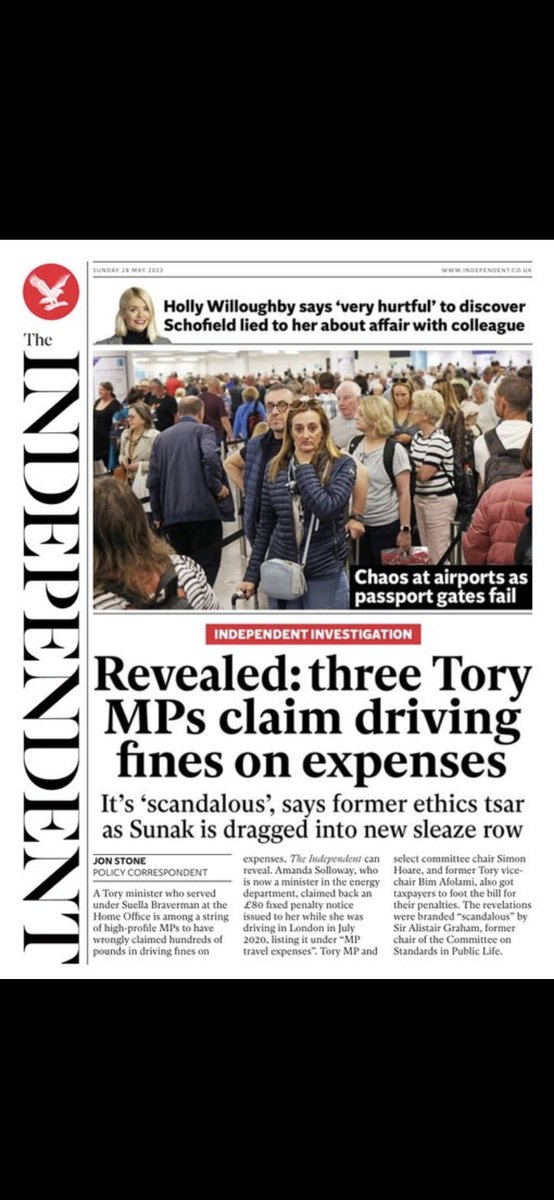 Would appear that it is now ok for MPs to get their fines paid through expenses. @ASollowayUK as a constituent of yours would like to hear your thoughts on this. #ToryMPs #expenses