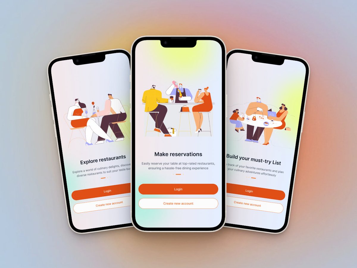 aselinaden_'s tweet image. Onboarding screens for restaurant reservation mobile app
#onboarding #uxdesign #onboardingdesign #uidesign  #uiux #onboardingscreens

dribbble.com/shots/21581800…
