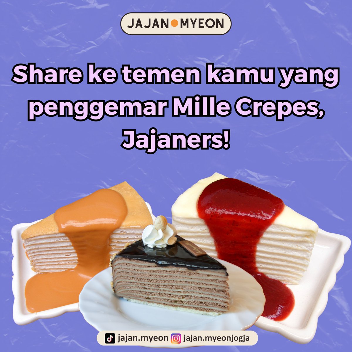 #jajananhits #jajananhitz #jajananviral #food #foods #slicecake #slicecakejogja #millecrepesmurah #millecrepesmurahjogja