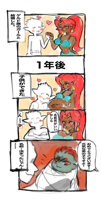 俺がゲルド族と結婚した件 #ゼルダの伝説