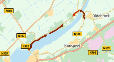 ANWBverkeer's tweet photo. +45 min. voor de #N306 Harderwijk ►Kampen tussen de aansluiting met de N302 en Walibi Holland 12 km. Door bezoekers aan Pinksterconferentie Opwekking https://t.co/d8ZkrHZJMD
