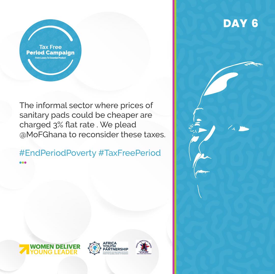 shugareigns's tweet photo. It is time for the government @MoF_Ghana to take action &amp; reclassify sanitary pads as essential products to ensure that all girls &amp; women in Ghana have access to menstrual hygiene products. #TaxFreePeriod  #EndPeriodPoverty 
@YouthDeliver @CADapaa @AbenaOseiAsare @GhanaRevenue https://t.co/o0OsslS831