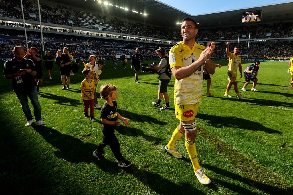 Romain Sazy will be playing his last home game for @staderochelais at Stade Marcel Deflandre today...

13 years, 1 relegation, 1 promotion, 1 @ChallengeCup_ Final loss, 1 #HeinekenChampionsCup Final loss, then 2️⃣ titles IN A ROW 🏆🏆

What a journey 👏