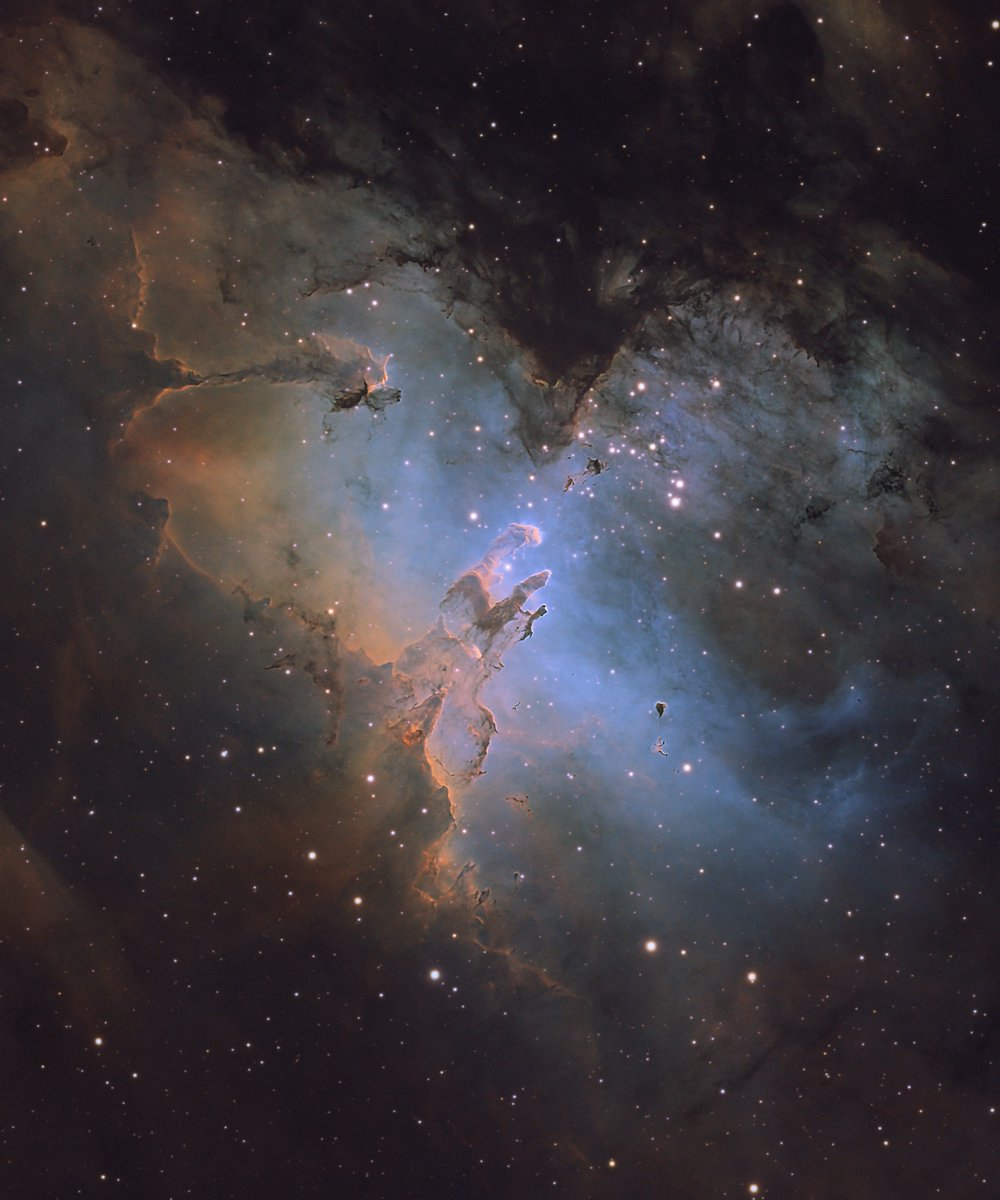 Pillars of Creation: A life long dream. (Cropped) [by AstroCardiologist] #astrophotography #astronomy