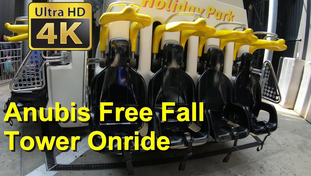 Unser heutiges Onride Video des Tages ist der 70 Meter hohe Free Fall Tower #Anubis, im #HolidayPark : / Today's Onride video of the day is the 70 meter high Free Fall Tower Anubis, at Holiday Park:

youtube.com/watch?v=lUoeFj…

#FreeFallTower #DropTower #HolidayParkHaßloch #Onride
