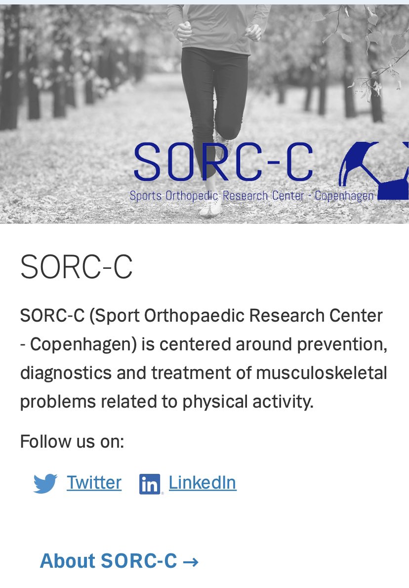 Professor Kristian Thorborg tweet media