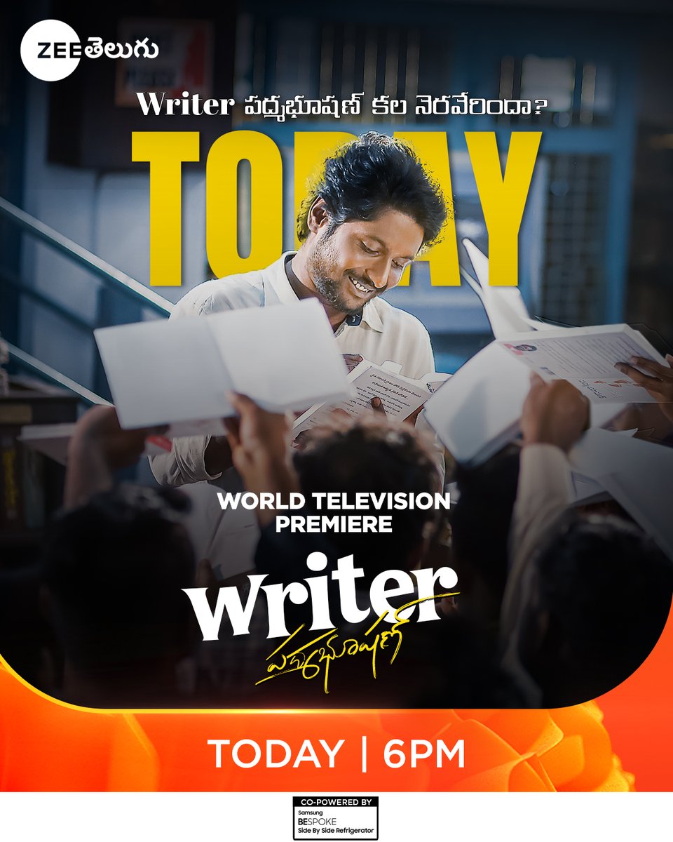 Writer Padmabhushan కల నెరవేరిందా? తెలుసుకోవాలంటే...

Watch World Television Premiere #WriterPadmabhushan Today at 6 PM on #ZeeTelugu 

#WriterPadmabhushanOnZeeTelugu

@ActorSuhas @TinaShilparaj @prasanthshanmuk