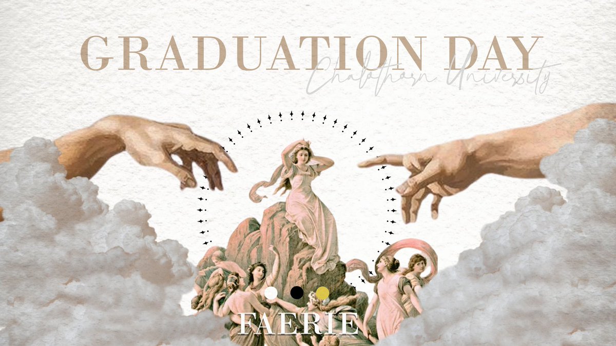 CLThorn_UNI's tweet photo. 🕊️  — Graduation day

ณ วันที่ 31 พฤษภาคม ขอเรียนเชิญนักศึกษาทุกคนมาร่วมแสดงความยินดีกับรุ่นพี่นักศึกษาที่ทำการจบปีการศึกษา 2565 โดยธีมปีนี้คือ Faerie พบกันที่หอประชุมในเวลา 18.00 น.

สามารถส่งข้อมูลหนังสือรุ่นตั้งแต่วันนี้ - 1 มิถุนายน : https://t.co/lwMIwnyDSU https://t.co/KgZSGcWj7f