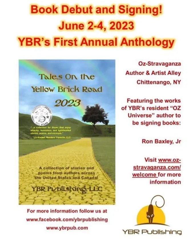 RonBaxleyJr's tweet photo. #thewizardofoz #lfrankbaum #ozbooks #ozanthology #talesontheyellowbrickroad2023 #ronbaxleyjr #ozauthors #Ozauthor #author #authorsofinstagram https://t.co/7WDj3WuNtW