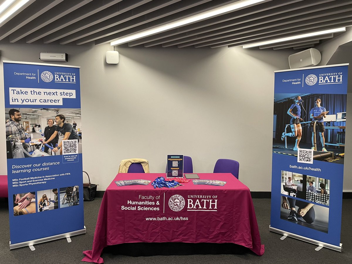 Uni of Bath SEM-SPY (@bathsem_spy) on Twitter photo Are you a medic or physio interested in studying sports medicine/physio/football medicine?
The team is at the <a href="/footballmed/">Isokinetic Conference</a> conference this weekend so come and say hello and find out about our courses!
#universityofbath #isoK23 #sportsmed #sportsphysio #footbalmedicine Are you a medic or physio interested in studying sports medicine/physio/football medicine?
The team is at the <a href="/footballmed/">Isokinetic Conference</a> conference this weekend so come and say hello and find out about our courses!
#universityofbath #isoK23 #sportsmed #sportsphysio #footbalmedicine