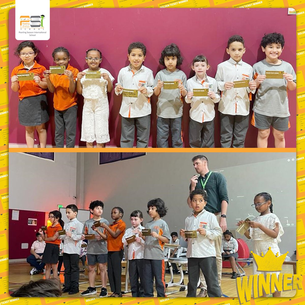 psisqatar's tweet image. Our weekly Learner Profile achievers wear their smiles with their rewards.

الفائزون بجائزة ملف المتعلم يعبرون عن سعادتهم بإستلام الجوائز

#learnerprofile #achievers #psi #pearlingseasoninternationalschoolofdoha