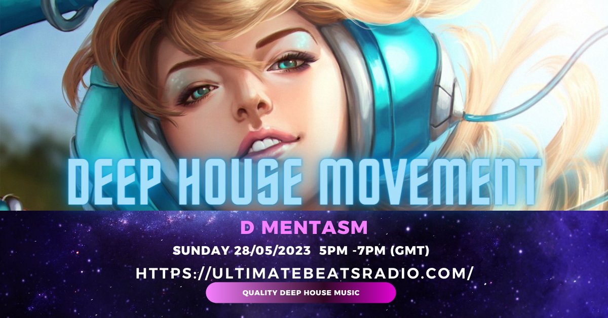 Hello,Good day to all.
Coming up at 5pm (GMT) today , is my Sunday regular show Deep House Movement .Selected the finest #DeepHouse fused together with #DeepMelodicProgressiveHouse 
#ultimatebeatsradio #radioshow #djlivemix