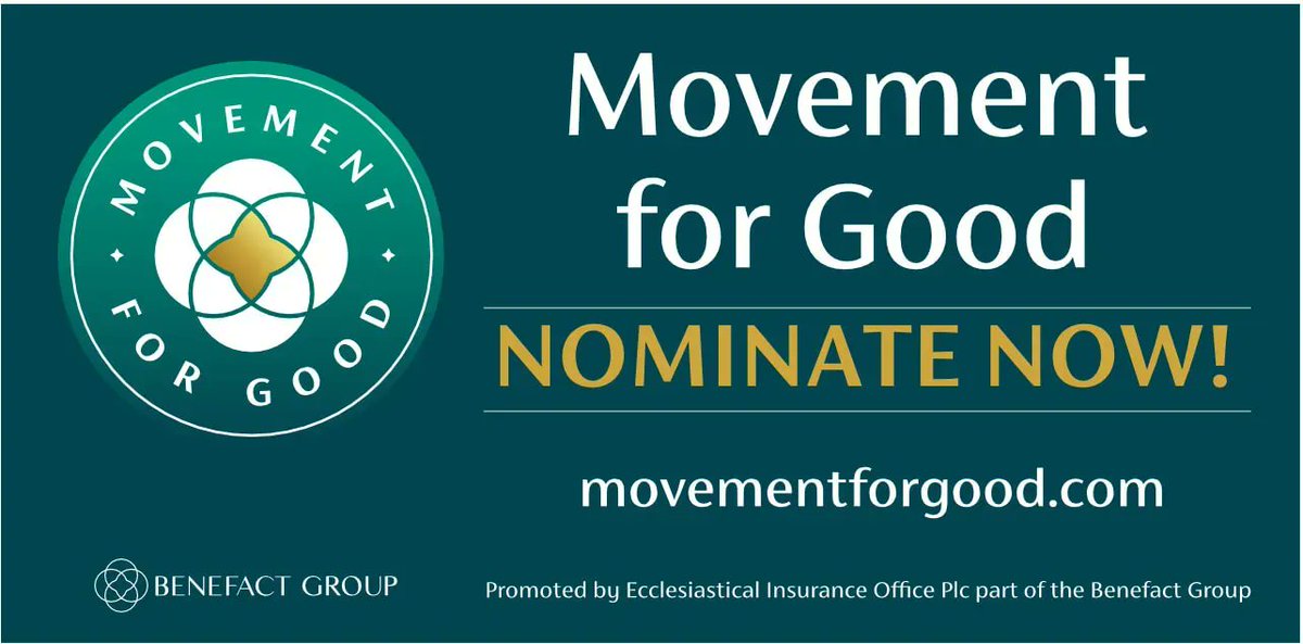 Please help us win £1,000 donation from @benefactgroup #MovementForGood Awards! The more nominations we get the higher the chance we win this donation: buff.ly/426xjVT . Takes 2min, please RT too!