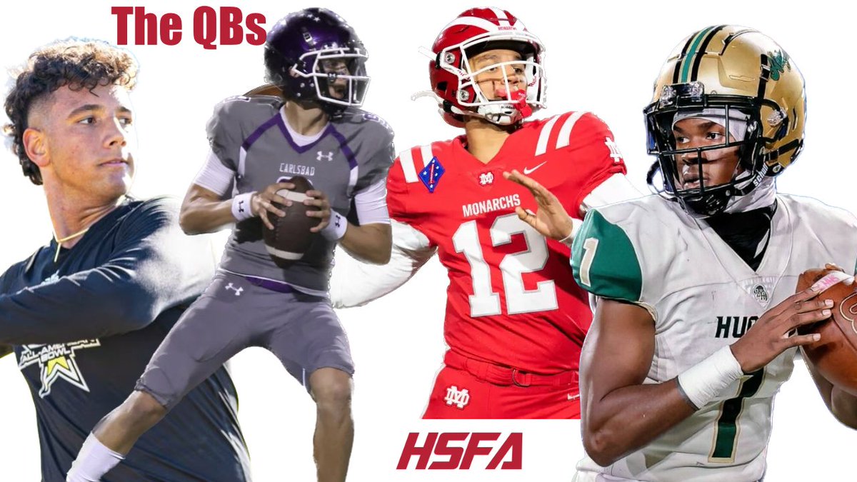 The top high school football quarterbacks from the Class of '24.

The story & list -> bit.ly/42gmEau #playfootball