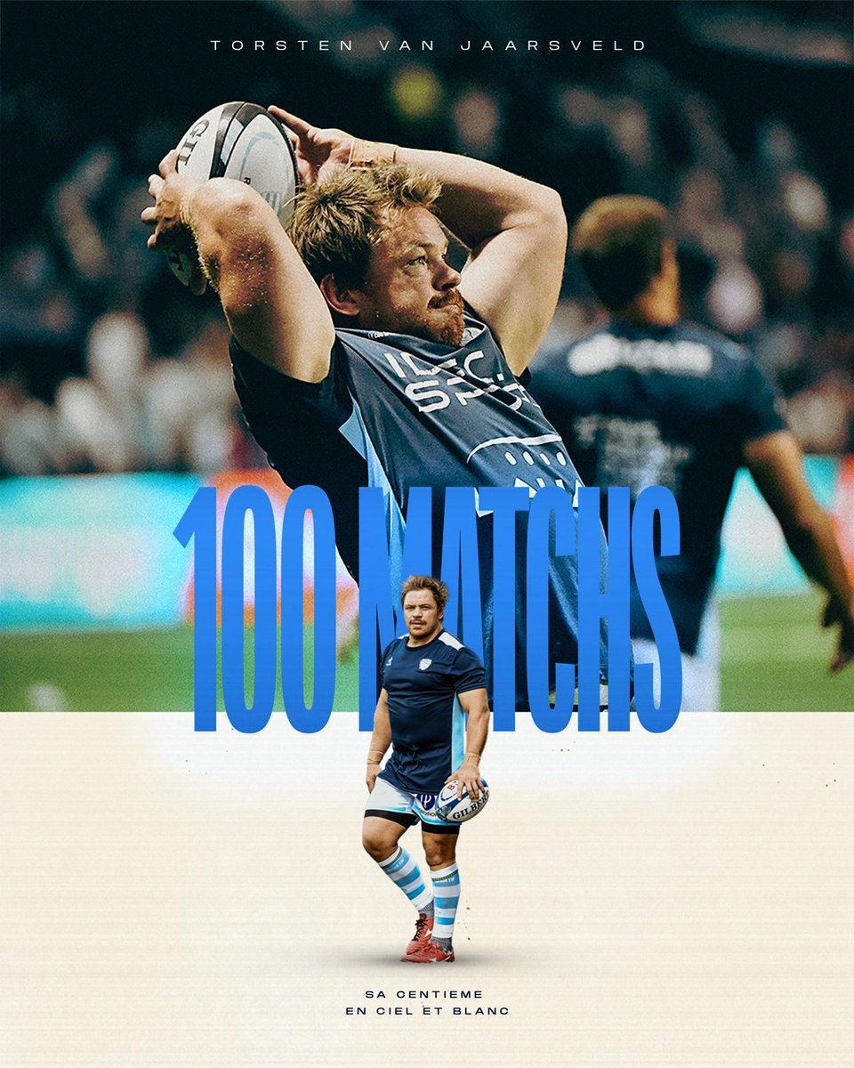 avironrugbypro's tweet image. Notre guerrier Namibien, Torsten Van Jaarsveld rentre dans le club des centenaires ce soir ! 

PUSA BAIONA 🔵 ⚪️