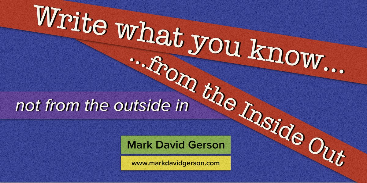 “Write what you know from the inside out, not from the outside in.” #Lexicon #WritingGroup