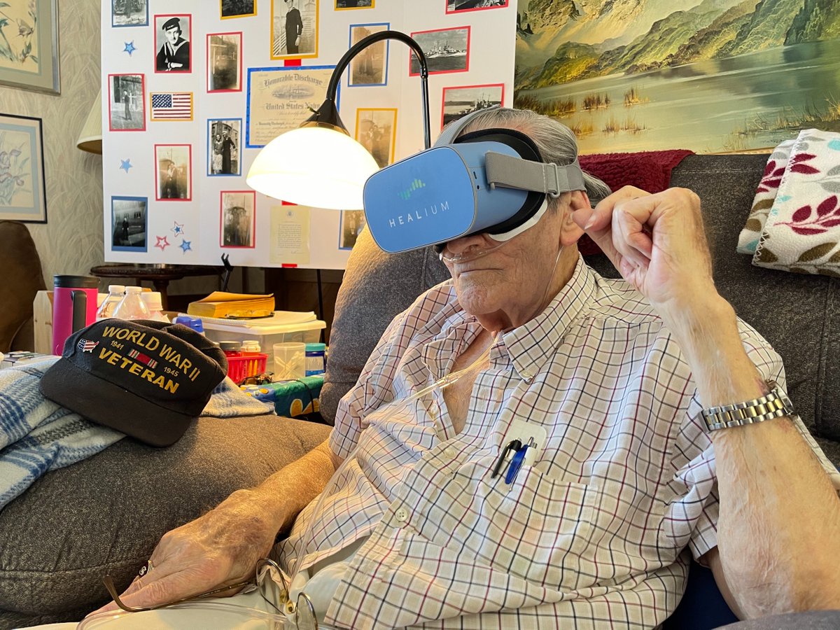 We salute Mr. Joe Sinclair and the 44,000 other aging Veterans on @HonorFlightNet waiting lists...waiting to see their memorials in person or via VR. #honoreverywhere #veterans #headsinheadsets #memorialday youtu.be/t00dv2T0oP8
