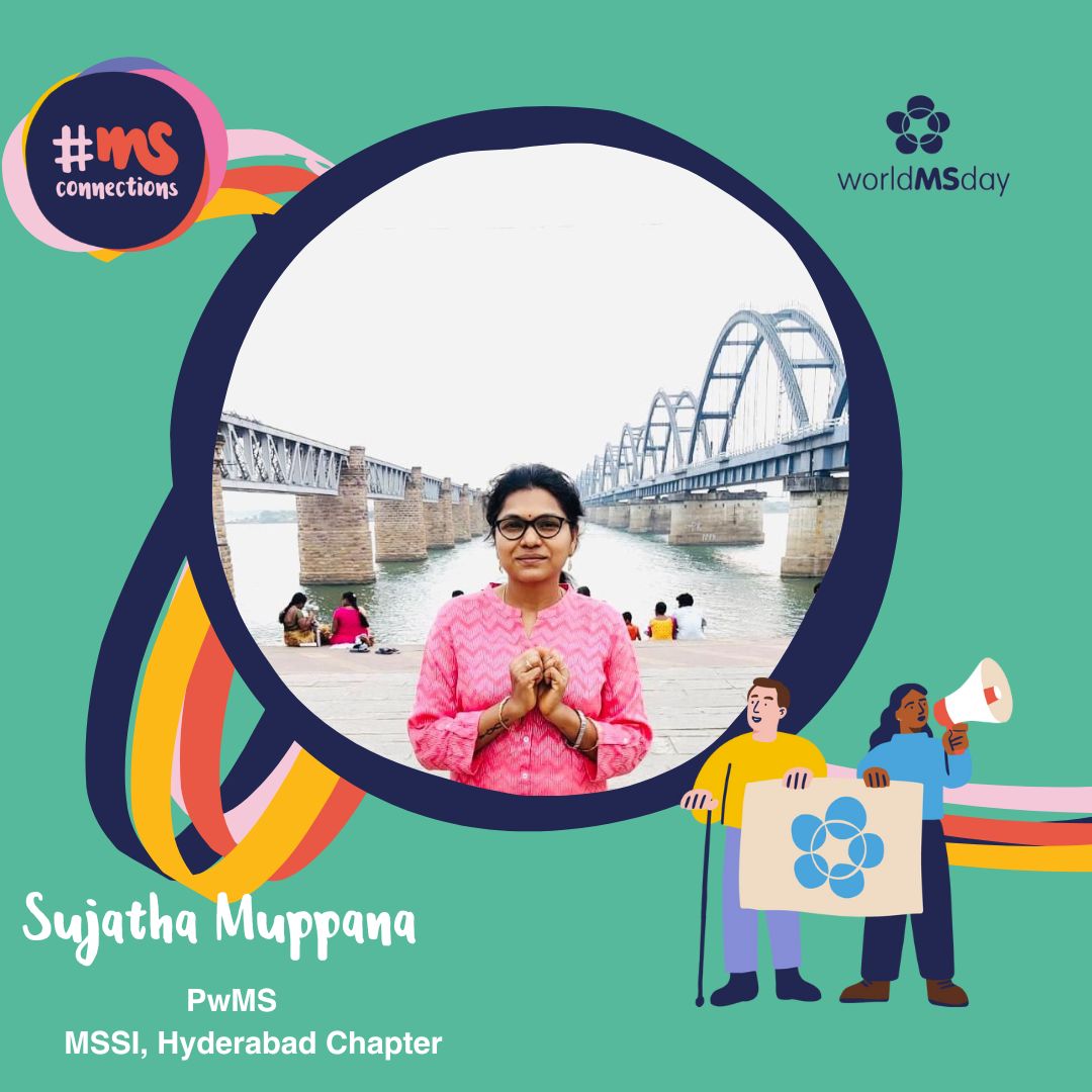 mssocietyindia's tweet photo. Sujatha Muppana, PwMS, Hyderabad Chapter, making the MS Heart and standing in solidarity with PwMS from across the world.
#multiplesclerosis #multiplesclerosisawareness #multiplesclerosisfighter #multiplesclerosiswarrior #rarediseases #WorldMSDay2023 #MSConnections #msheart https://t.co/tlIQ1tJq7L